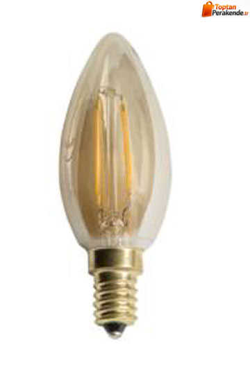 Cata CT-4280 4W E-14 Duylu Rustik Led Buji Ampul Amber Işık